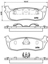 BREMBO P24083 - PASTILLA DE FRENO