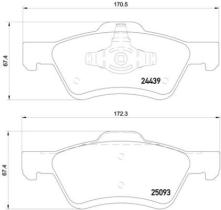 BREMBO P24159 - PASTILLA DE FRENO