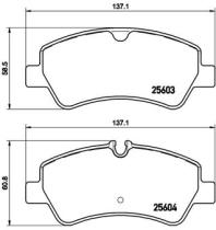 BREMBO P24160 - PASTILLA DE FRENO