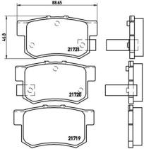 BREMBO P28022 - PASTILLA DE FRENO