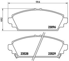 BREMBO P28031 - PASTILLA DE FRENO