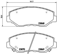 BREMBO P28035 - PASTILLA DE FRENO