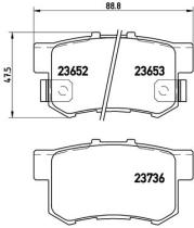 BREMBO P28039 - PASTILLA DE FRENO