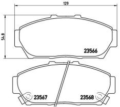 BREMBO P28048 - PASTILLA DE FRENO