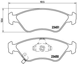 BREMBO P30007 - PASTILLA DE FRENO