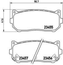 BREMBO P30008 - PASTILLA DE FRENO