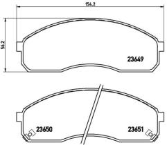 BREMBO P30012 - PASTILLA DE FRENO