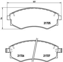 BREMBO P30022 - PASTILLA DE FRENO