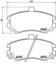 BREMBO P30029 - PASTILLA DE FRENO