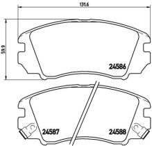 BREMBO P30043 - PASTILLA DE FRENO