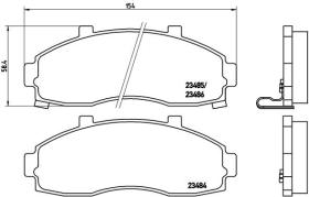 BREMBO P30044 - PASTILLA DE FRENO