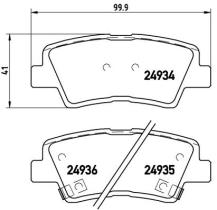 BREMBO P30047 - PASTILLA DE FRENO