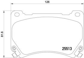 BREMBO P30052 - PASTILLA DE FRENO