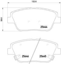 BREMBO P30066 - PASTILLA DE FRENO