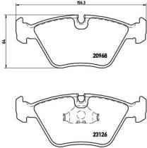 BREMBO P36007 - PASTILLA DE FRENO