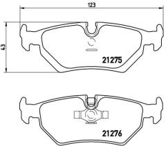 BREMBO P36008 - PASTILLA DE FRENO