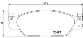 BREMBO P36012 - PASTILLA DE FRENO