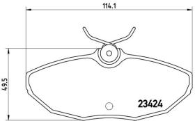 BREMBO P36013 - PASTILLA DE FRENO