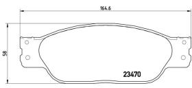 BREMBO P36016 - PASTILLA DE FRENO