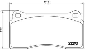 BREMBO P36018 - PASTILLA DE FRENO