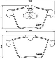 BREMBO P36019 - PASTILLA DE FRENO