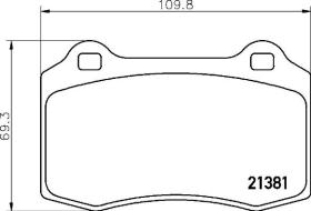 BREMBO P36020 - PASTILLA DE FRENO