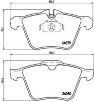 BREMBO P36027 - PASTILLA DE FRENO