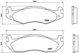 BREMBO P37001 - PASTILLA DE FRENO