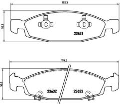 BREMBO P37005 - PASTILLA DE FRENO