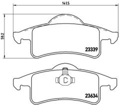 BREMBO P37006 - PASTILLA DE FRENO