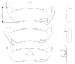 BREMBO P37009 - PASTILLA DE FRENO