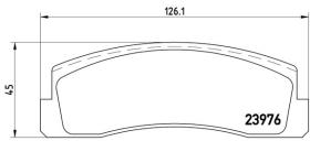 BREMBO P41005 - PASTILLA DE FRENO