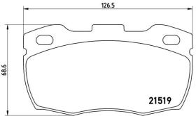 BREMBO P44005 - PASTILLA DE FRENO