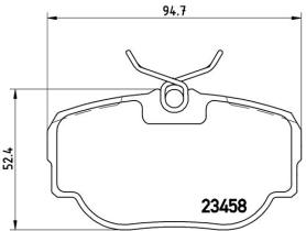 BREMBO P44009 - PASTILLA DE FRENO