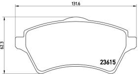 BREMBO P44011 - PASTILLA DE FRENO