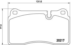 BREMBO P44018 - PASTILLA DE FRENO