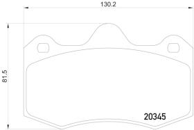 BREMBO P47001 - PASTILLA DE FRENO