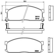 BREMBO P49010 - PASTILLA DE FRENO