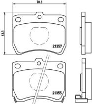 BREMBO P49013 - PASTILLA DE FRENO