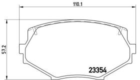 BREMBO P49020 - PASTILLA DE FRENO