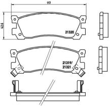 BREMBO P49025 - PASTILLA DE FRENO