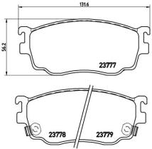 BREMBO P49026 - PASTILLA DE FRENO