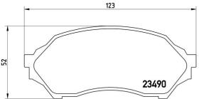 BREMBO P49027 - PASTILLA DE FRENO