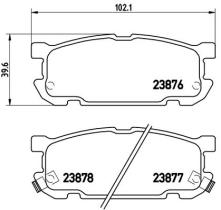 BREMBO P49030 - PASTILLA DE FRENO