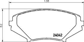 BREMBO P49034 - PASTILLA DE FRENO