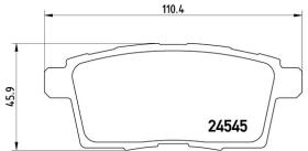 BREMBO P49041 - PASTILLA DE FRENO