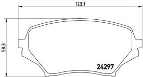 BREMBO P49043 - PASTILLA DE FRENO