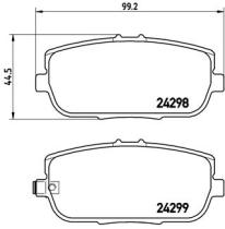 BREMBO P49044 - PASTILLA DE FRENO