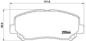 BREMBO P49045 - PASTILLA DE FRENO