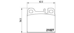 BREMBO P50005 - PASTILLA DE FRENO